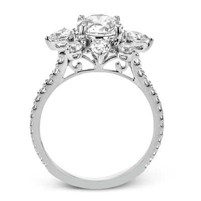 1/2 CTW Round Diamond Engagement Ring in 14K Gold, 18K Gold & Platinum