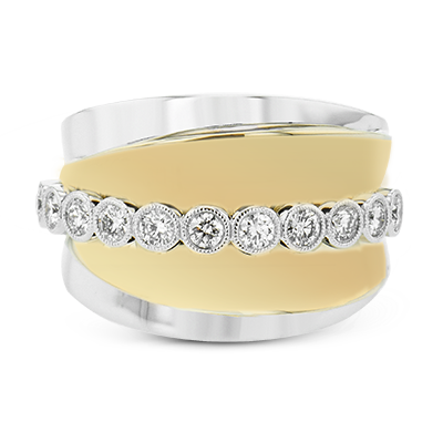 2/5 CTW Diamond Right Hand Ring in 14K Gold & 18K Gold
