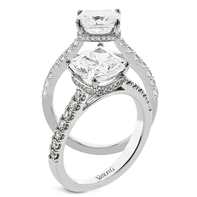 1/3 CTW Diamond Semi-Mount Engagement Ring in 14K Gold, 18K Gold & Platinum