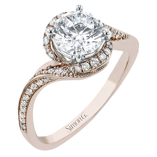 1/5 CTW Round Diamond Semi-Mount Engagement Ring in 14K Gold & 18K Gold