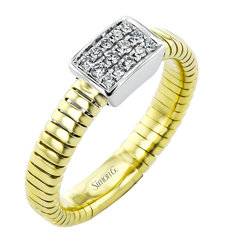 1/8 CTW Diamond Two-Tone Right Hand Ring in 14K Gold & 18K Gold