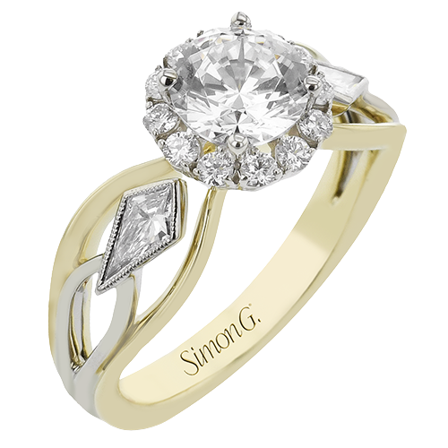 1/5 CTW Round Diamond Engagement Ring in 14K Gold & 18K Gold
