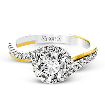1/3 CTW Round Diamond Engagement Ring in 14K Gold, 18K Gold & Platinum