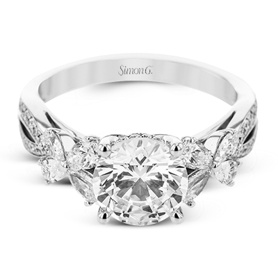 1/2 CTW Round Diamond Engagement Ring in 14K Gold & 18K Gold