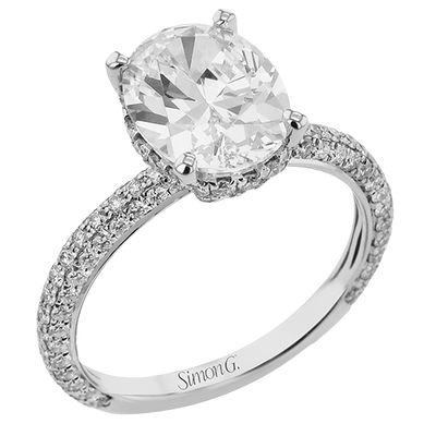 Diamond Engagement Ring in 14K Gold, 18K Gold & PLAT White Gold