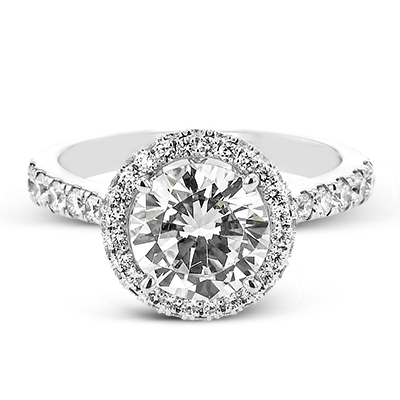 5/8 CTW Round Diamond Engagement Ring in 14K Gold & 18K Gold