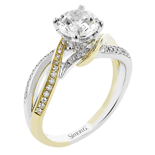 1/4 CTW Diamond Round Engagement Ring in 14K Gold, 18K Gold & Platinum