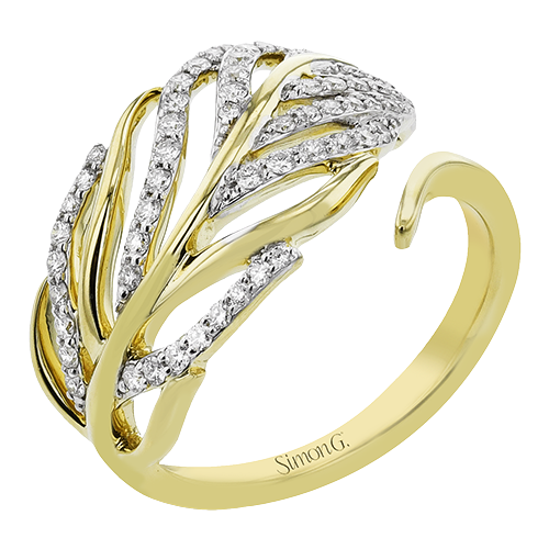 1/2 CTW Right Hand Diamond Ring in 14K Gold & 18K Gold