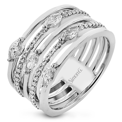 1/2 CTW Diamond Right Hand Ring in 14K Gold & 18K Gold