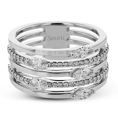 1/2 CTW Diamond Right Hand Ring in 14K Gold & 18K Gold