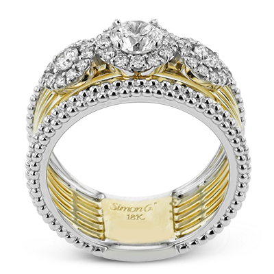 1/2 CTW Diamond Right Hand Ring in 14K Gold & 18K Gold