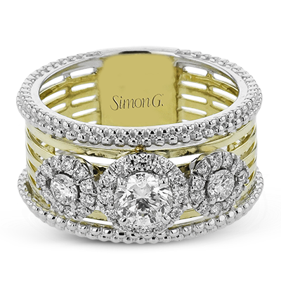 1/2 CTW Diamond Right Hand Ring in 14K Gold & 18K Gold