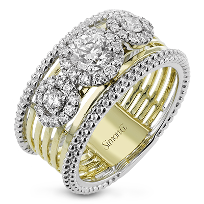 1/2 CTW Diamond Right Hand Ring in 14K Gold & 18K Gold