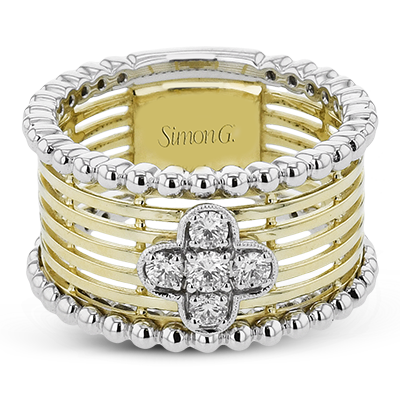 1/4 CTW Diamond Right Hand Ring in 14K Gold & 18K Gold