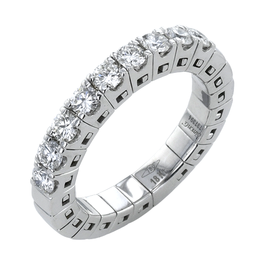 3/4 CTW Diamond Anniversary Ring in 14K Gold & 18K Gold