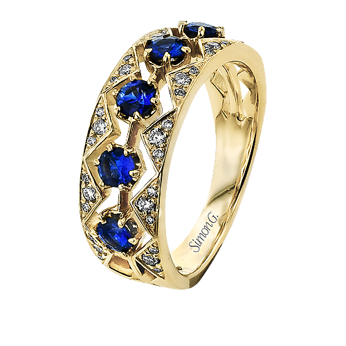 Diamond Fashion Right Hand Ring in 14K Gold & 18K Gold