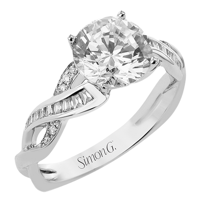 1/4 CTW Round Diamond Engagement Ring in 14K Gold, 18K Gold & Platinum