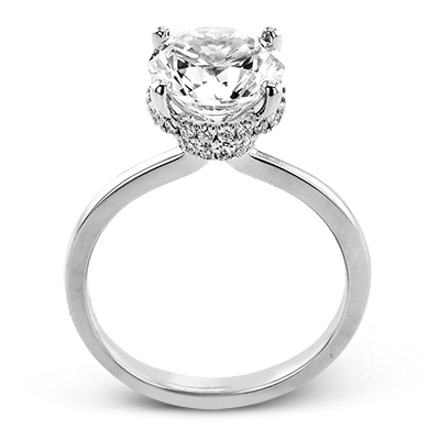 1/6 CTW Diamond Round Engagement Ring in 14K Gold, 18K Gold & Platinum