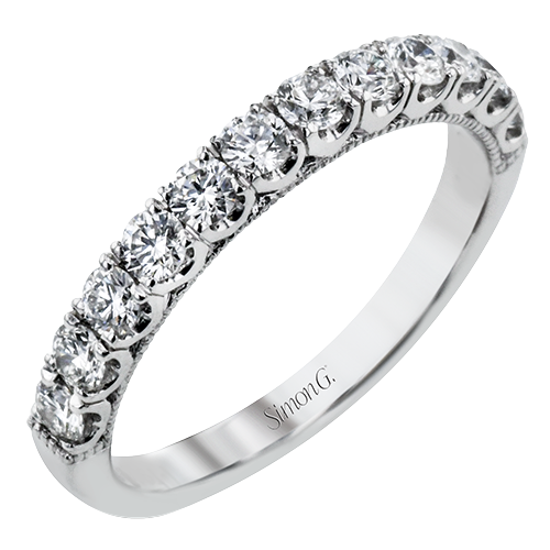 Round Engagement Ring for 3 CT Center Stone in 14K Gold & 18K Gold