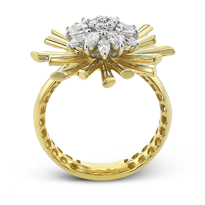 1/4 CTW Diamond Right Hand Ring in 14K Gold & 18K Gold