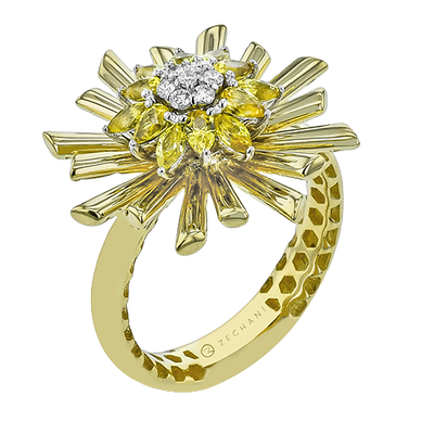 1/4 CTW Diamond Right Hand Ring in 14K Gold & 18K Gold