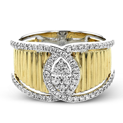1/10 CTW Diamond Right Hand Ring in 14K Gold & 18K Gold