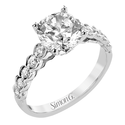 1/4 CTW Round Diamond Engagement Ring in 14K Gold, 18K Gold & Platinum