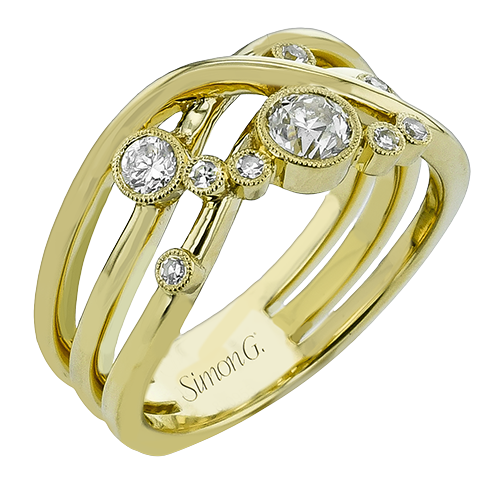 1/4 CTW Diamond Right Hand Ring in 14K Gold & 18K Gold