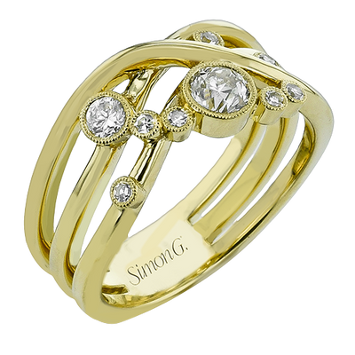 1/4 CTW Diamond Right Hand Ring in 14K Gold & 18K Gold