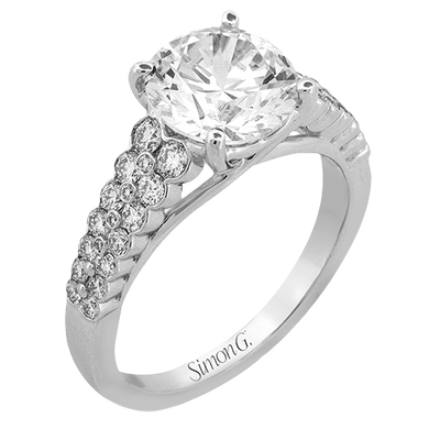 1/2 CTW Round Diamond Engagement Ring in 14K Gold, 18K Gold & PLAT White Gold