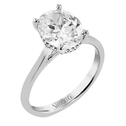 1/20 CTW Diamond Round Engagement Ring in 14K Gold, 18K Gold & Platinum