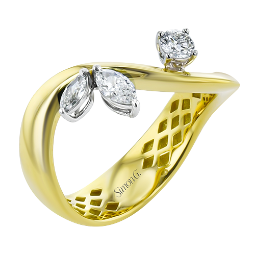 1/4 CTW Diamond Right Hand Ring in 14K Gold & 18K Gold
