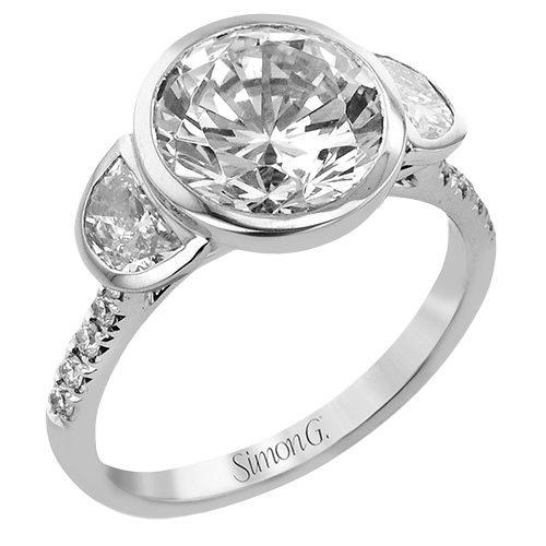 5/8 CTW Round Diamond Engagement Ring in 14K Gold & 18K Gold
