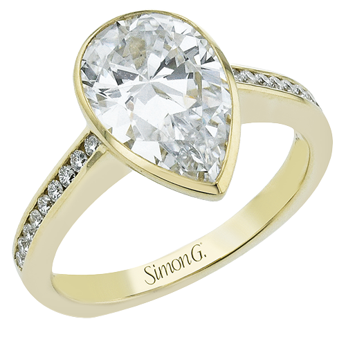 1/6 CTW Oval Engagement Ring in 14K Gold, 18K Gold & Platinum