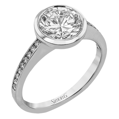 1/6 CTW Oval Engagement Ring in 14K Gold, 18K Gold & Platinum