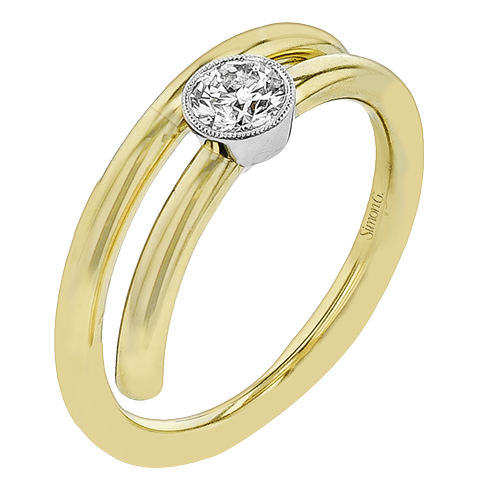 1/4 CTW Diamond Right Hand Ring in 14K Gold & 18K Gold
