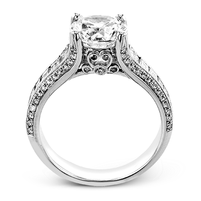 2/3 CTW Round Diamond Engagement Ring in 14K Gold, 18K Gold & Platinum