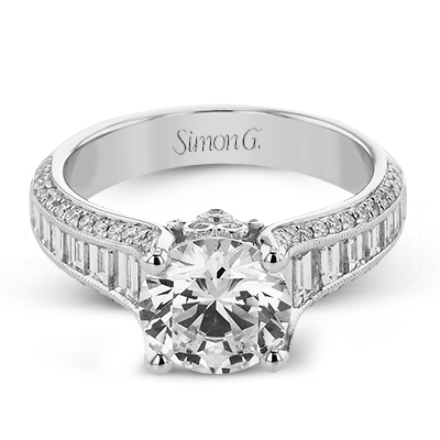 2/3 CTW Round Diamond Engagement Ring in 14K Gold, 18K Gold & Platinum