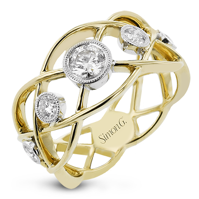 1/2 CTW Diamond Right Hand Ring in 14K Gold & 18K Gold