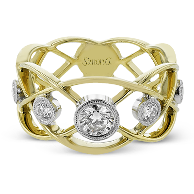 1/2 CTW Diamond Right Hand Ring in 14K Gold & 18K Gold