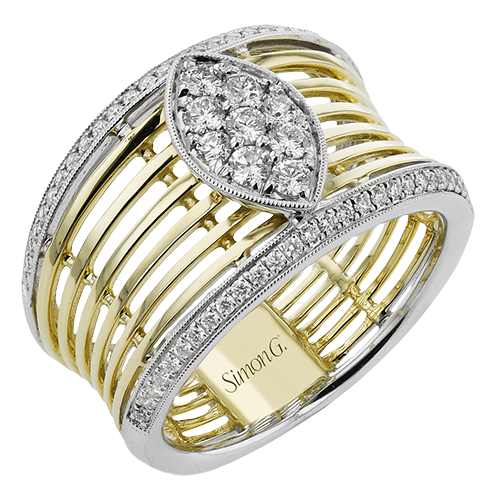 2/5 CTW Diamond Right Hand Ring in 14K Gold & 18K Gold
