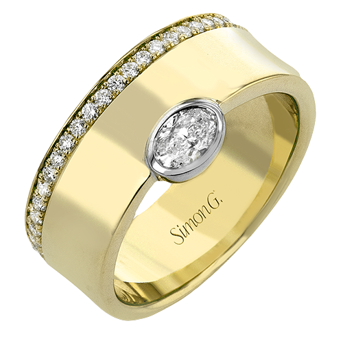 1/5 CTW Oval Diamond Right Hand Ring in 14K Gold & 18K Gold