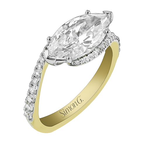 1/4 CTW Diamond Wedding Ring Set in 14K Gold & 18K Gold