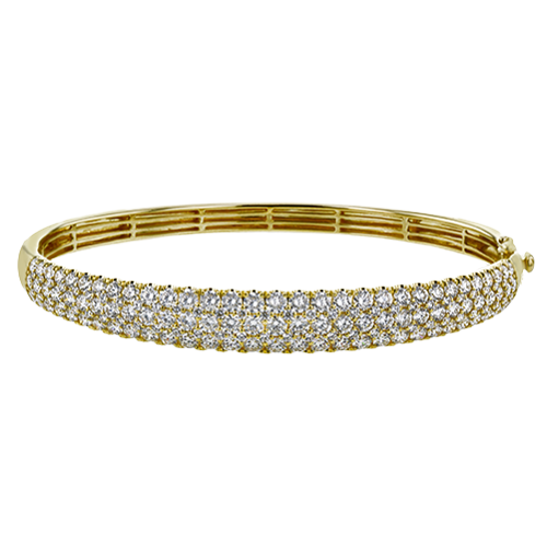 2/5 CTW Bangle Crafted in 18K Gold