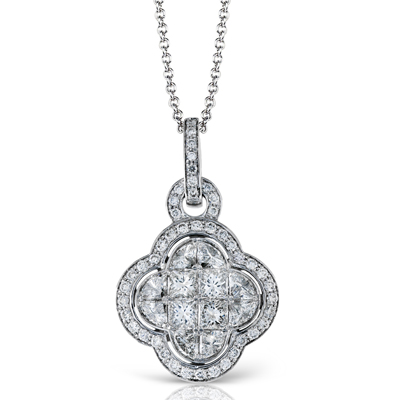 7/8 CTW Diamond Pendant in 14K Gold & 18K Gold