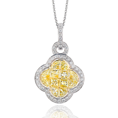 7/8 CTW Diamond Pendant in 14K Gold & 18K Gold