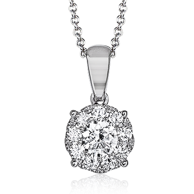 2/5 CTW Round Diamond Pendant in 14K Gold & 18K Gold