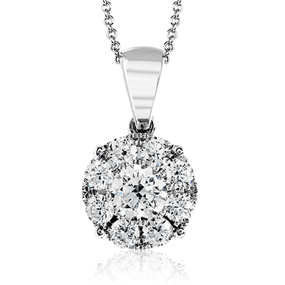 1/4 CTW Diamond Round Pendant in 14K Gold & 18K Gold