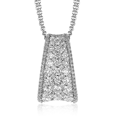 Diamond Fashion Pendant in 14K Gold And 18K Gold
