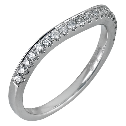 1/6 CTW Diamond Engagement Ring Band in 14K Gold, 18K Gold & Platinum